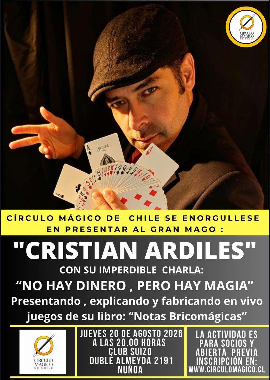 Charla: Cristian Ardiles - No hay dinero pero hay magia